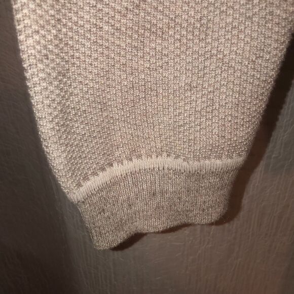 Tommy Bahama XL Beige V-Neck 💯Cotton Pullover Sweater - Picture 5 of 11